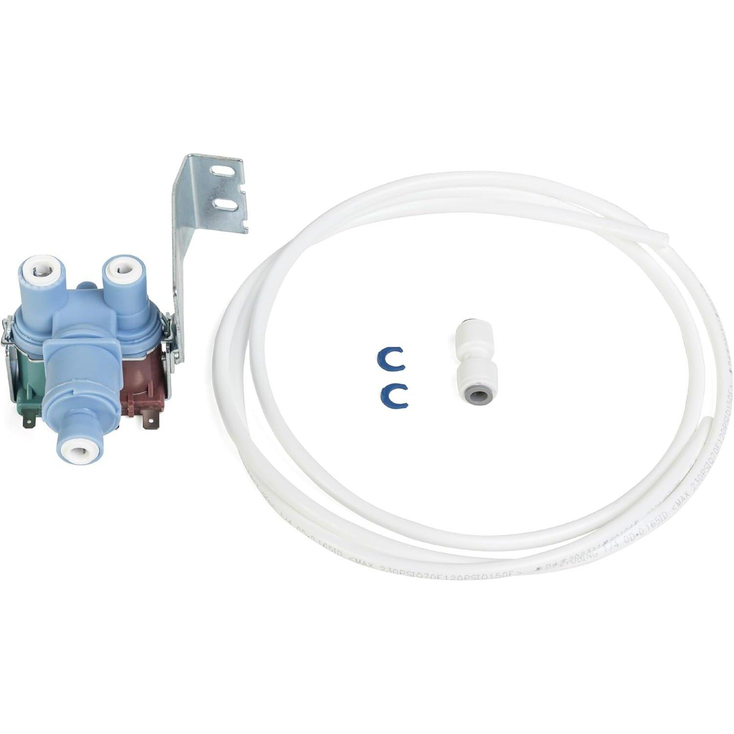 [Lifetime Warranty] W10408179 Water Inlet Valve for Refrigerator Kenmore Whirlpool KitchenAid - Replaces WPW10179146 W10155357 W10179146 WPW10179146VP W10408179 1938614 2186486 and more image 0