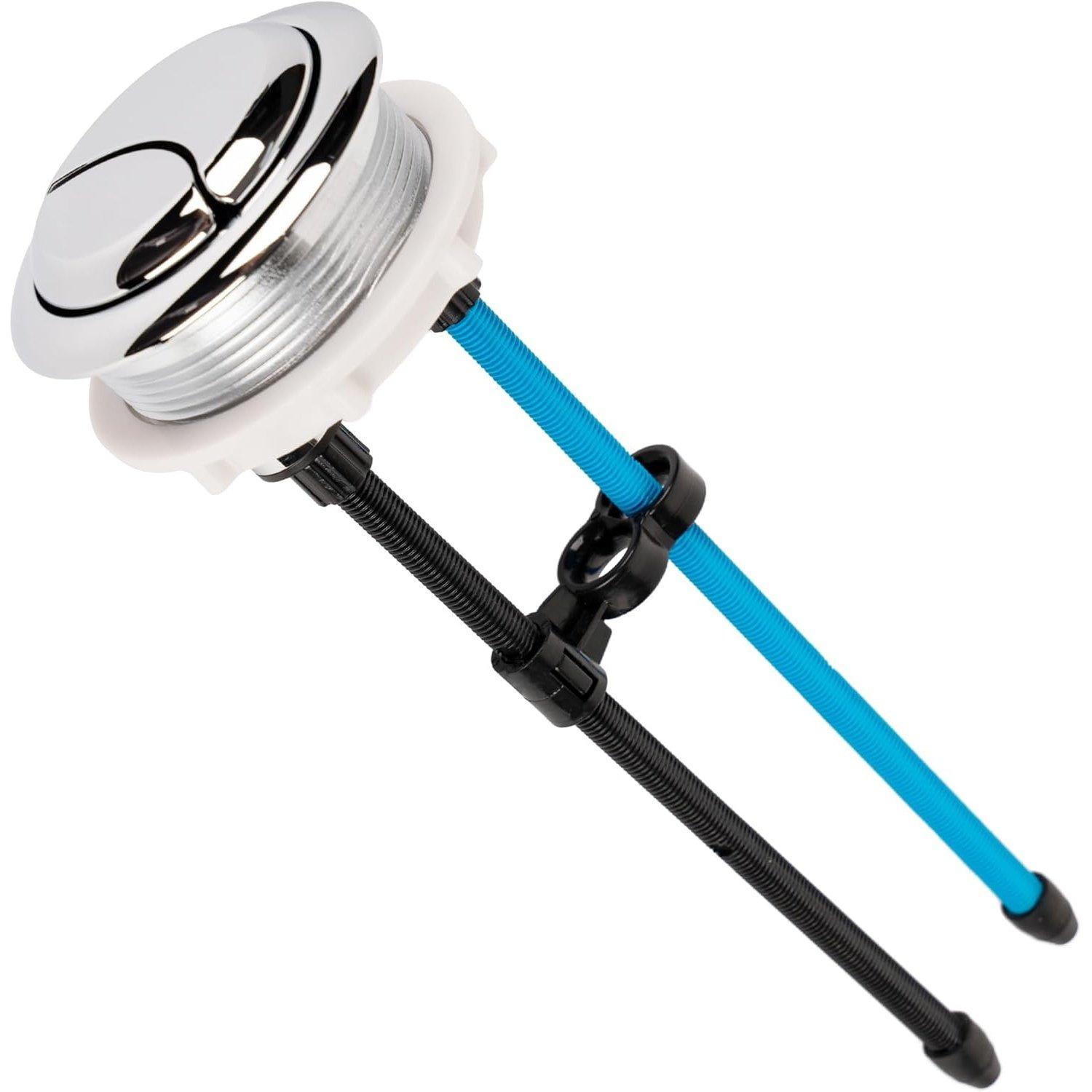 Dual Push Flushing Toilet Water Tank Button with 48mm Thread Diameter image 0