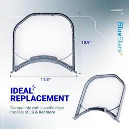 [Lifetime Warranty] ADQ56656401 Dryer Lint Filter Stainless Steel Mesh - Compatible with LG Kenmore DLEX3900B DLEX3370W DLEX3570V DLEX3470V DLEX3250W DLEX3370V DLEX3360V - Replaces ADQ566564 PS3531962 thumbnail 6