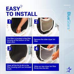 [Lifetime Warranty] ADQ56656401 Dryer Lint Filter Stainless Steel Mesh - Compatible with LG Kenmore DLEX3900B DLEX3370W DLEX3570V DLEX3470V DLEX3250W DLEX3370V DLEX3360V - Replaces ADQ566564 PS3531962 thumbnail 4