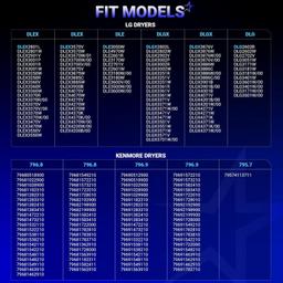 [Lifetime Warranty] ADQ56656401 Dryer Lint Filter Stainless Steel Mesh - Compatible with LG Kenmore DLEX3900B DLEX3370W DLEX3570V DLEX3470V DLEX3250W DLEX3370V DLEX3360V - Replaces ADQ566564 PS3531962 thumbnail 2