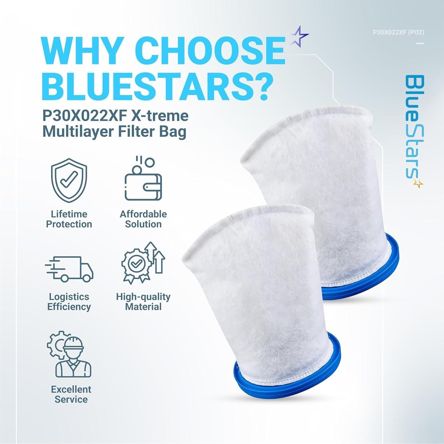 [Lifetime Warranty] P30X022XF / PBW022XF Multilayer Filter Bag - Pack of 2 image 1