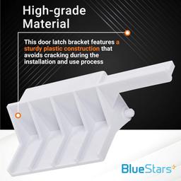 [Lifetime Warranty] 8205451 Microwave Latch Bracket - Compatible with Whirlpool & KitchenAid Microwaves - Replaces WP8205451 W10298900 PS11745265 AP3776470 AH972837 thumbnail 2