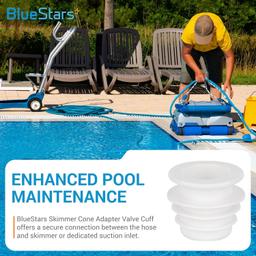 [Lifetime Warranty] W70263 Pool Cleaner Skimmer Cone Adapter Valve Cuff thumbnail 6
