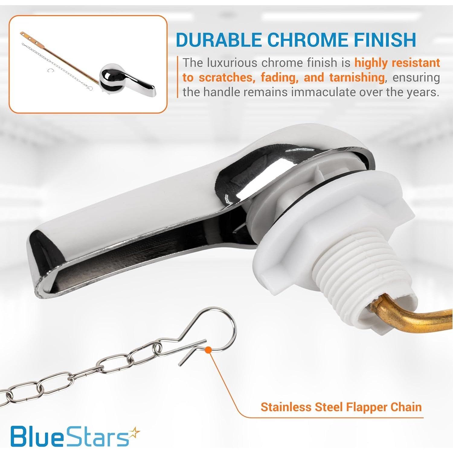 Toilet Handle Kit with Stainless Flapper Chains image 5