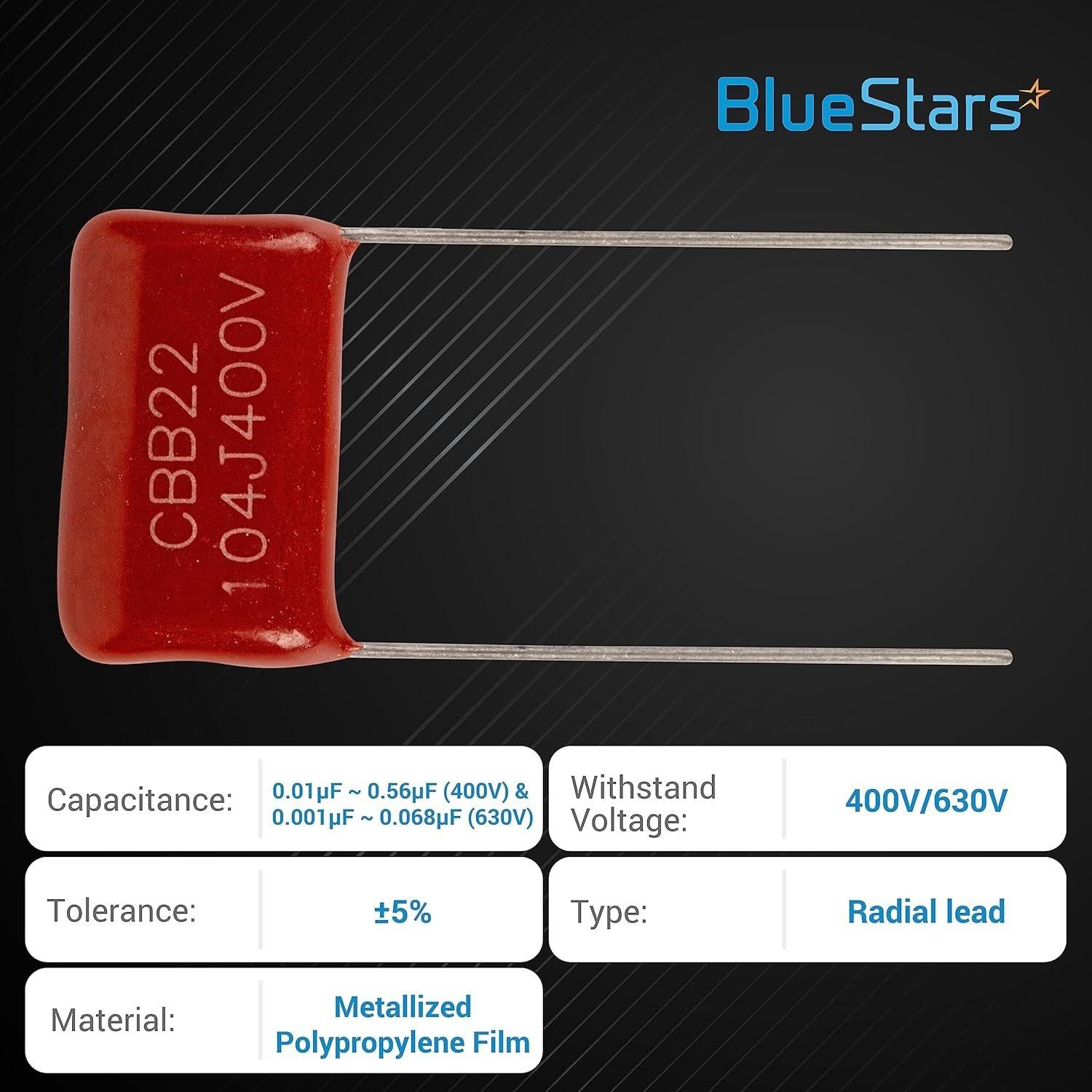 [Lifetime Warranty] 15-Value Metallized Polypropylene Film DC CBB22 Capacitor image 2