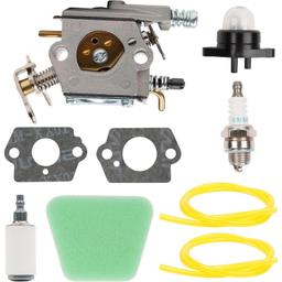 [Lifetime Warranty] 1950 2050 2150 Carburetor Kit (1 carburetor, 1 fuel filter, 1 air filter, 2 yellow fuel lines, 1 primer bulb,1 spark plug,1 gasket) thumbnail 0