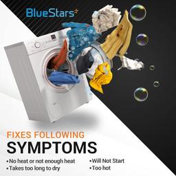 [Lifetime Warranty] 3977394 Dryer Thermal Fuse Replacement - Compatible with Whirlpool Kenmore Dryers - Replaces 80001 279548 695563 2796769 279769VP 3387812 3389946 3398671 AP3094224 PS334278 EAP334278 thumbnail 3