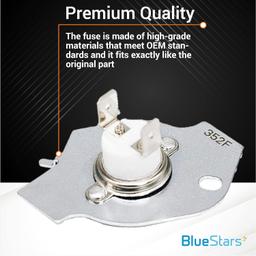 [Lifetime Warranty] 3977394 Dryer Thermal Fuse Replacement - Compatible with Whirlpool Kenmore Dryers - Replaces 80001 279548 695563 2796769 279769VP 3387812 3389946 3398671 AP3094224 PS334278 EAP334278 thumbnail 2