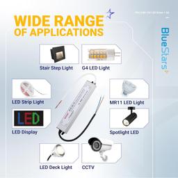 [Lifetime Warranty] 24W 12V LED Power Supply Driver 1.5A - 120VAC to 12V DC Transformer, IP67 Waterproof thumbnail 3