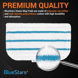 [Lifetime Warranty] Steam Mop Pads Replacement - Compatible with Black and Decker Steam Mop SM1600, SM1610, SM1620, HSMC1321, HSMC1321APB, HSMC1361SGP, BDH1855SM, BDH1760SM, SMP20 - Pack of 5 thumbnail 4