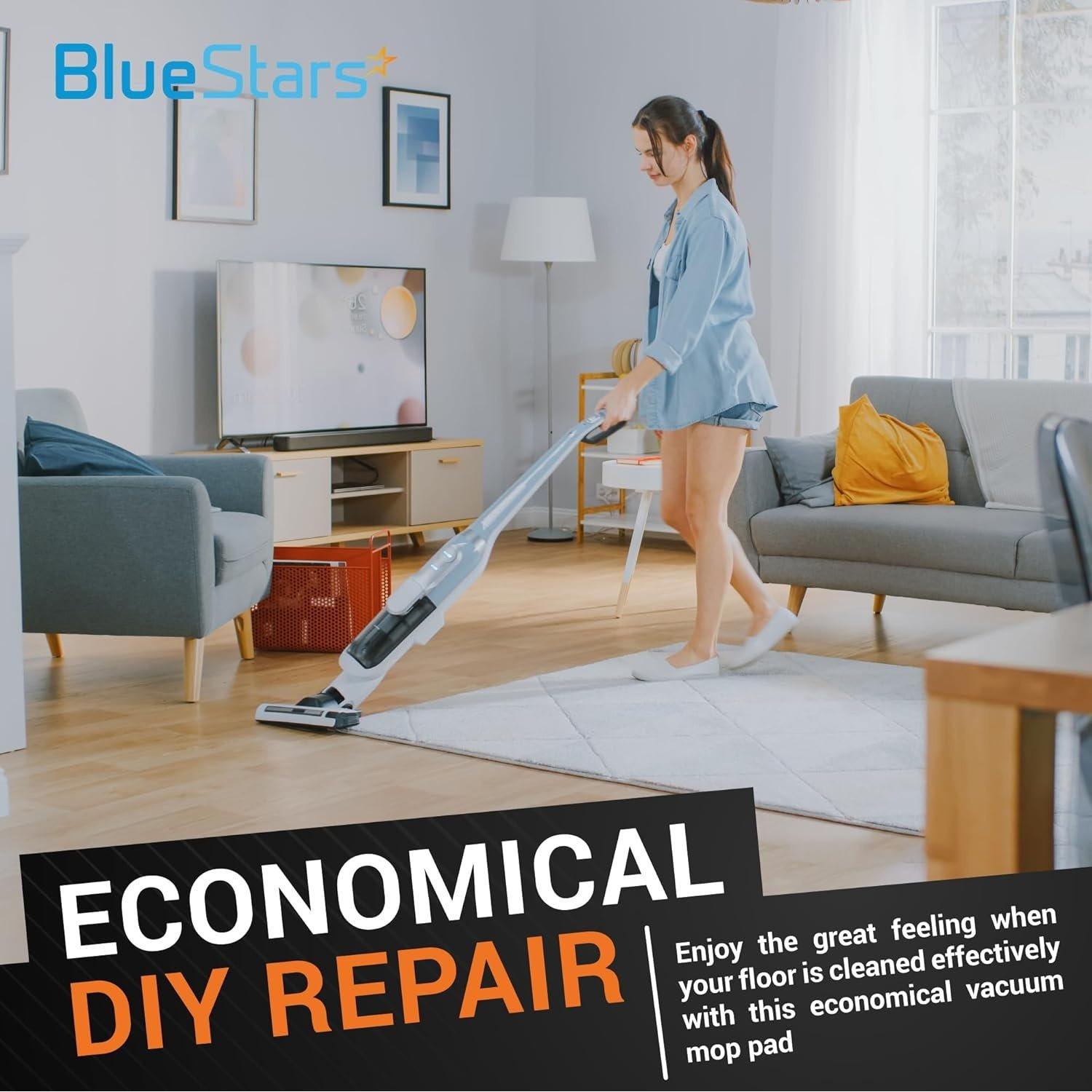 [Lifetime Warranty] Steam Mop Pads Replacement - Compatible with Black and Decker Steam Mop SM1600, SM1610, SM1620, HSMC1321, HSMC1321APB, HSMC1361SGP, BDH1855SM, BDH1760SM, SMP20 - Pack of 5 image 3