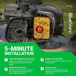 [Lifetime Warranty] 6 Pcs 799579 Air Cleaner Foam Filter thumbnail 4