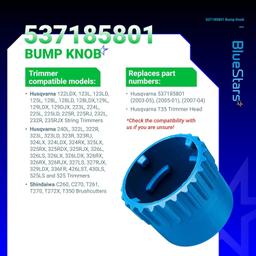 [Lifetime Warranty] 537185801 T35 Trimmer Head Bump Knob - Pack of 4 thumbnail 8