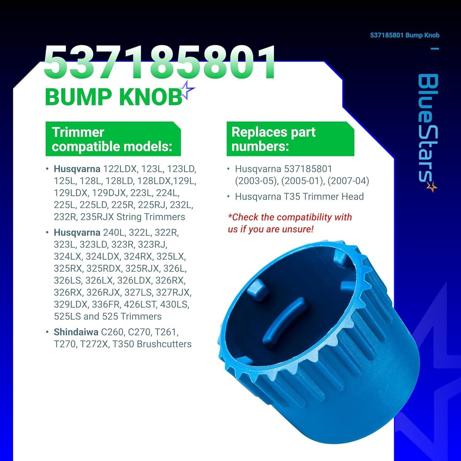 [Lifetime Warranty] 537185801 T35 Trimmer Head Bump Knob - Pack of 4 image 8