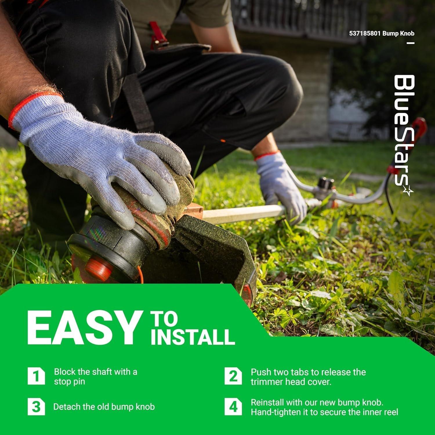 [Lifetime Warranty] 537185801 T35 Trimmer Head Bump Knob - Pack of 4 image 6