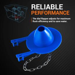 [Lifetime Warranty] Universal 2-inch Toilet Flapper thumbnail 2