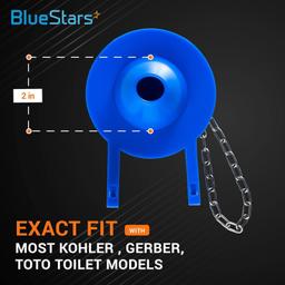 [Lifetime Warranty] Universal 2-inch Toilet Flapper thumbnail 6