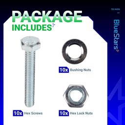 [Lifetime Warranty] 1501216MA 301172 Shear Pins & Nuts - Pack of 10 thumbnail 6