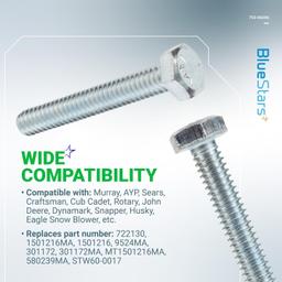 [Lifetime Warranty] 1501216MA 301172 Shear Pins & Nuts - Pack of 10 thumbnail 3