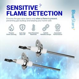 [Lifetime Warranty] 0130F00010 Furnace Flame Sensor - Pack of 2 thumbnail 6