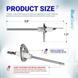 [Lifetime Warranty] 0130F00010 Furnace Flame Sensor - Pack of 2 thumbnail 4