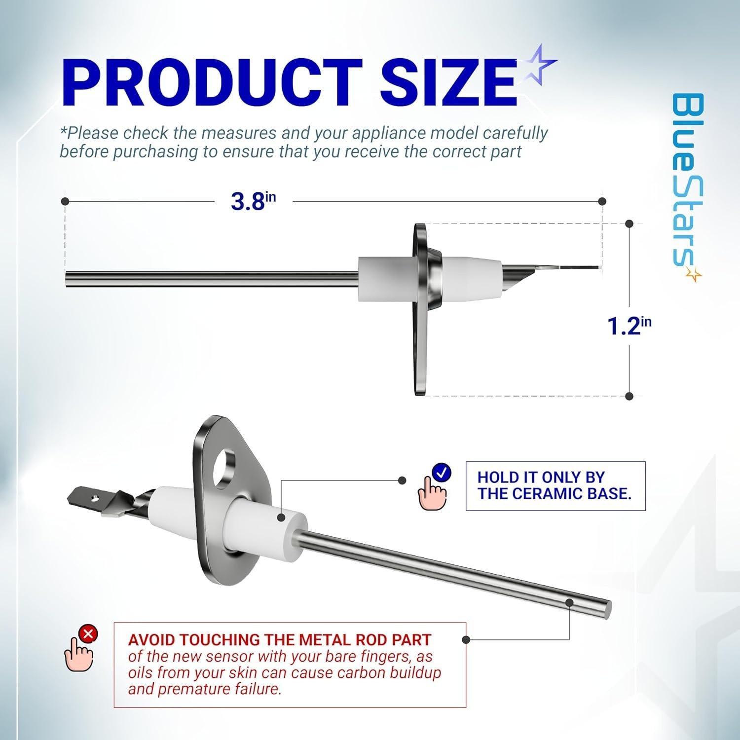 [Lifetime Warranty] 0130F00010 Furnace Flame Sensor - Pack of 2 image 4