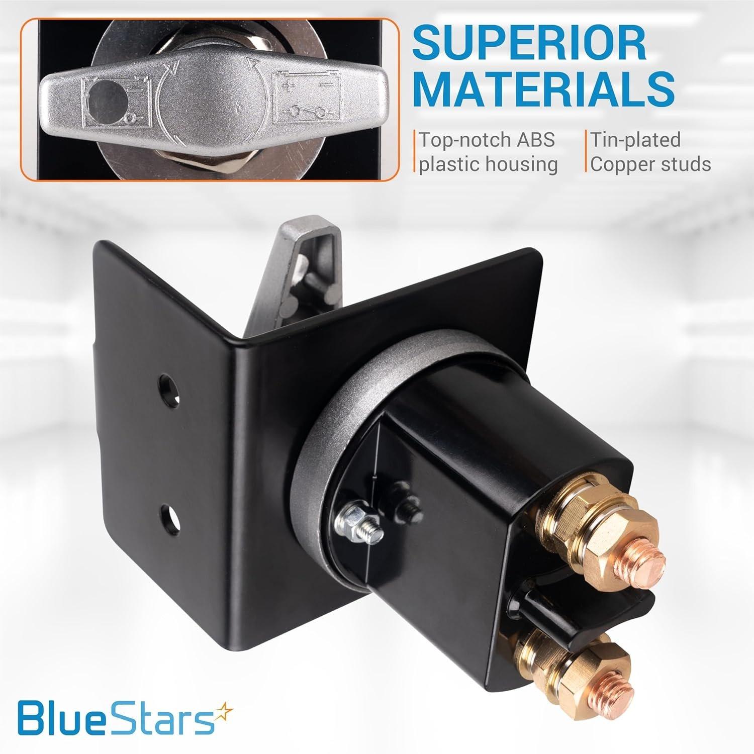 [Lifetime Warranty] 20247 Cut-Off Battery Switch 12V - 36V 500A High Current with Lock-Out Plate image 1