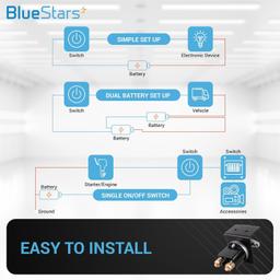 [Lifetime Warranty] 20247 Cut-Off Battery Switch 12V - 36V 500A High Current with Lock-Out Plate thumbnail 3