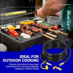 12FT Propane Hose with Elbow Adapter thumbnail 8