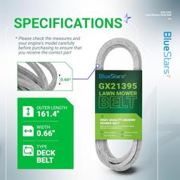 [Lifetime Warranty] GX21395 Mower Deck Belt thumbnail 6