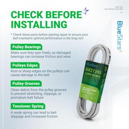 [Lifetime Warranty] GX21395 Mower Deck Belt thumbnail 3