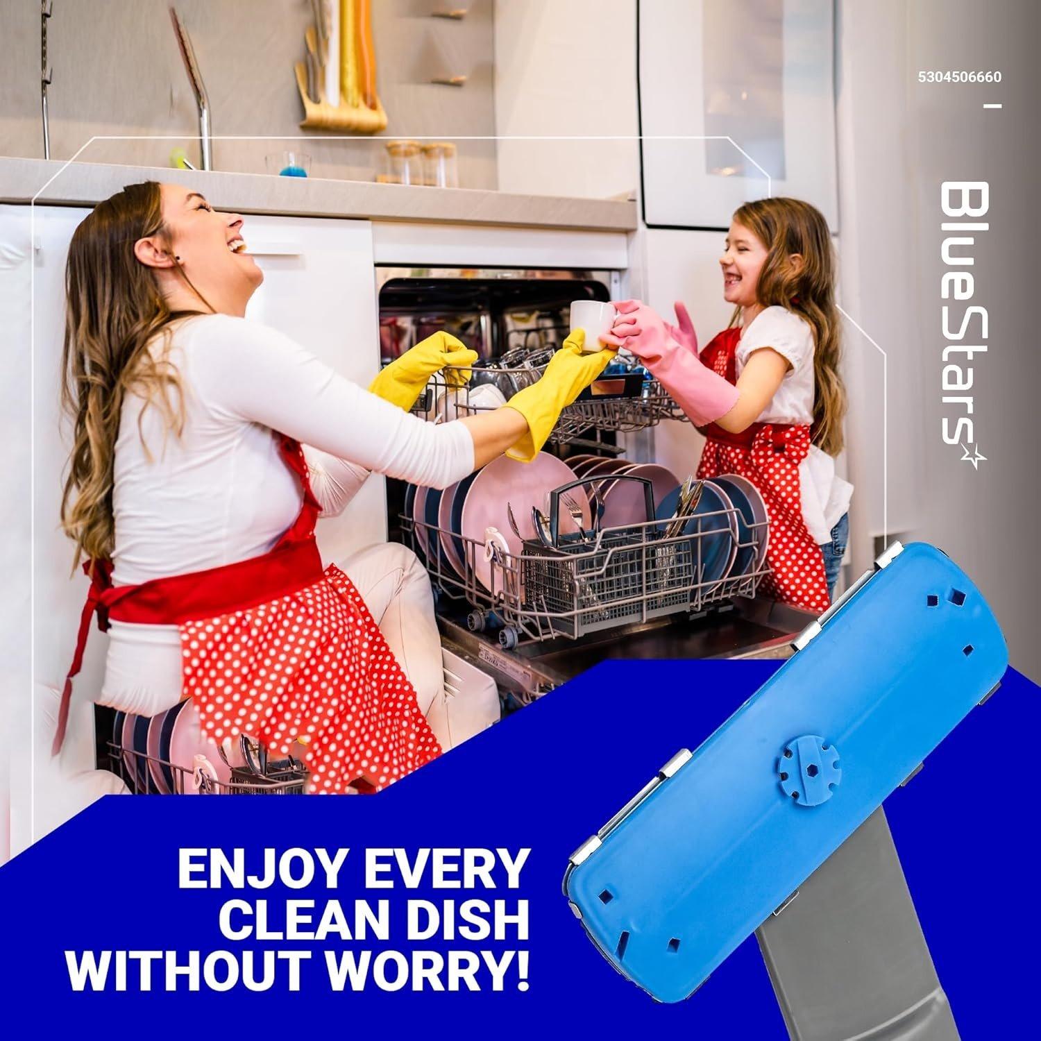 [Lifetime Warranty] 5304506660 Dishwasher Lower Spray Arm LFID2426TF5A FFID2426TS1A - Compatible with Several Frigidaire Dishwashers Wash Arm - Replaces 5304496886 5304496936 5304506532 AP6038456 image 4