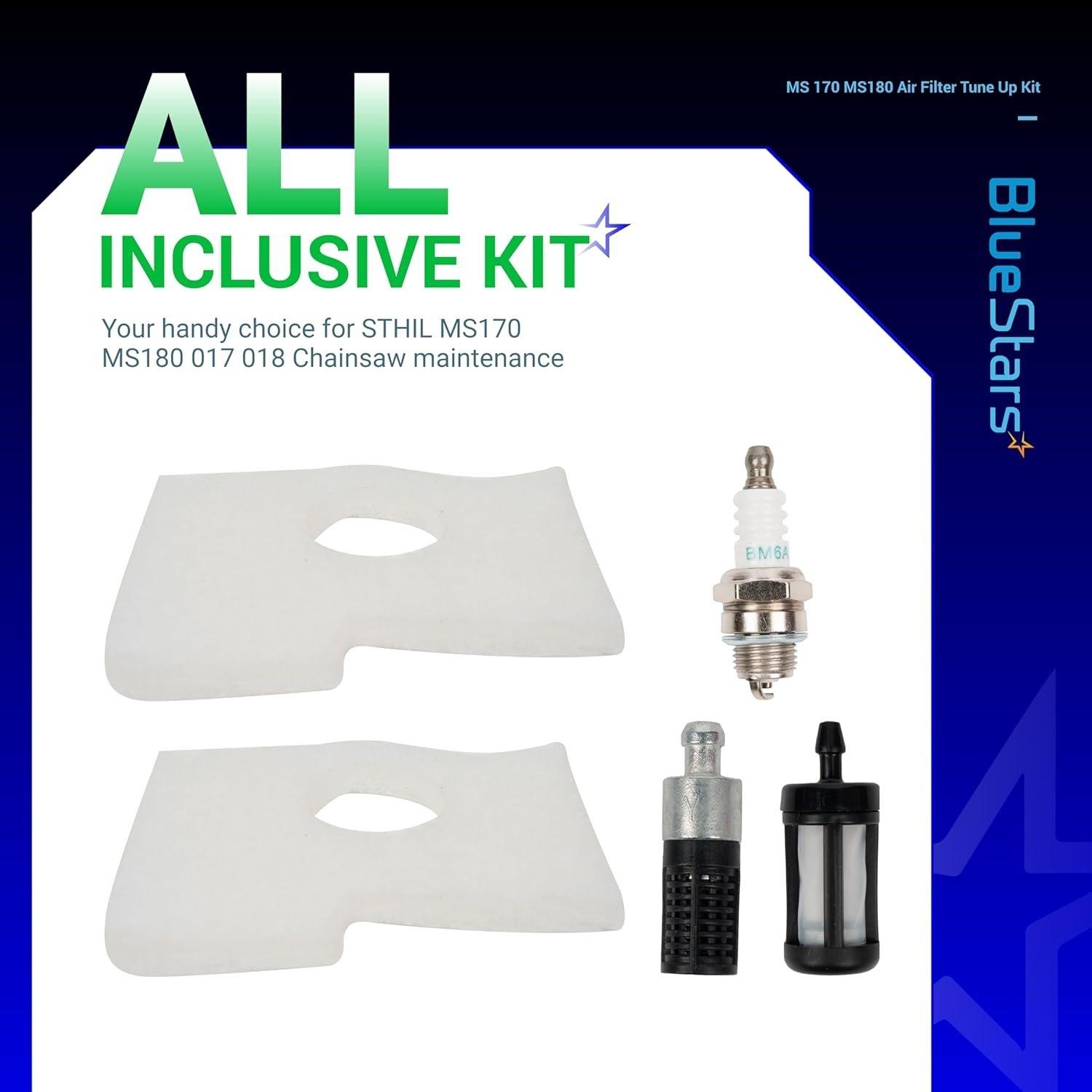 MS170 MS180 Air Filter Tune Up Kit image 6