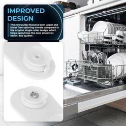 [Lifetime Warranty] 8194001 Dishwasher Door Balance Link Kit - Compatible with Kenmore Whirlpool KitchenAid Dishwashers - Replaces 1059756 8270018 AP3775412 PS972325 thumbnail 2