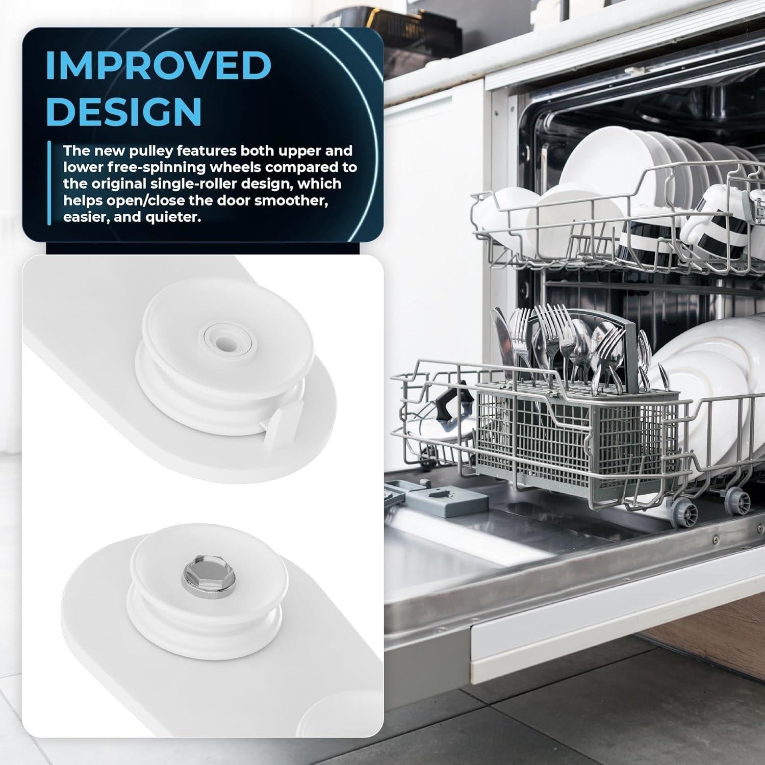 [Lifetime Warranty] 8194001 Dishwasher Door Balance Link Kit - Compatible with Kenmore Whirlpool KitchenAid Dishwashers - Replaces 1059756 8270018 AP3775412 PS972325 image 2