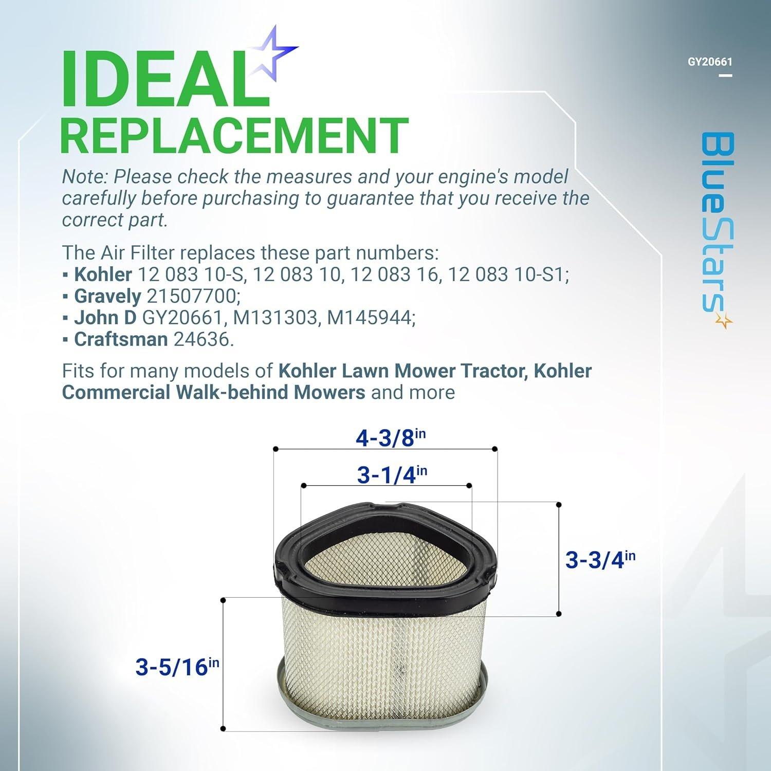 [Lifetime Warranty] GY20661 Air Filter and Oil Filter Tune-Up Kit image 3