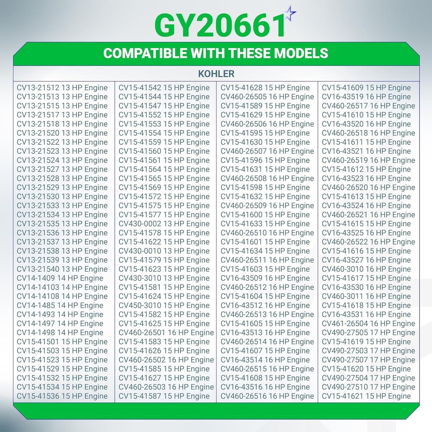 [Lifetime Warranty] GY20661 Air Filter and Oil Filter Tune-Up Kit image 4