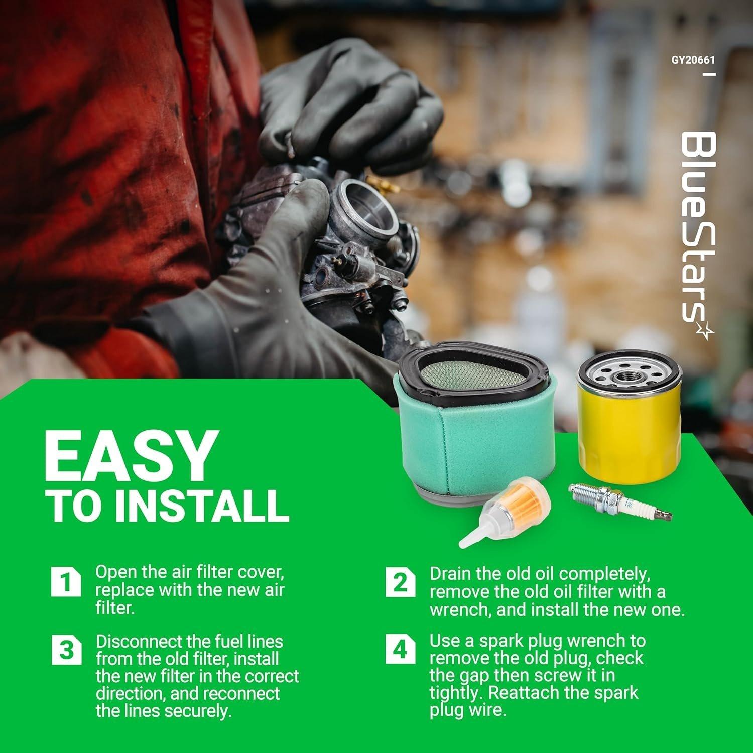 [Lifetime Warranty] GY20661 Air Filter and Oil Filter Tune-Up Kit image 1