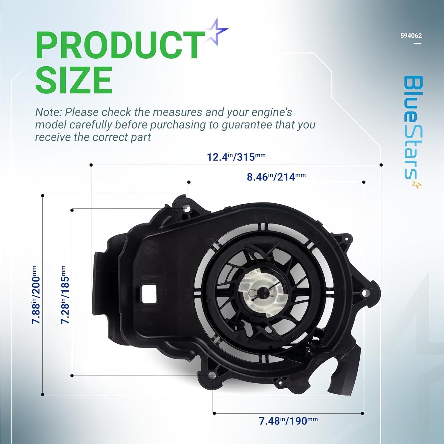 594062 Rewind Starter Rewind Recoil Starter Pull Start image 6