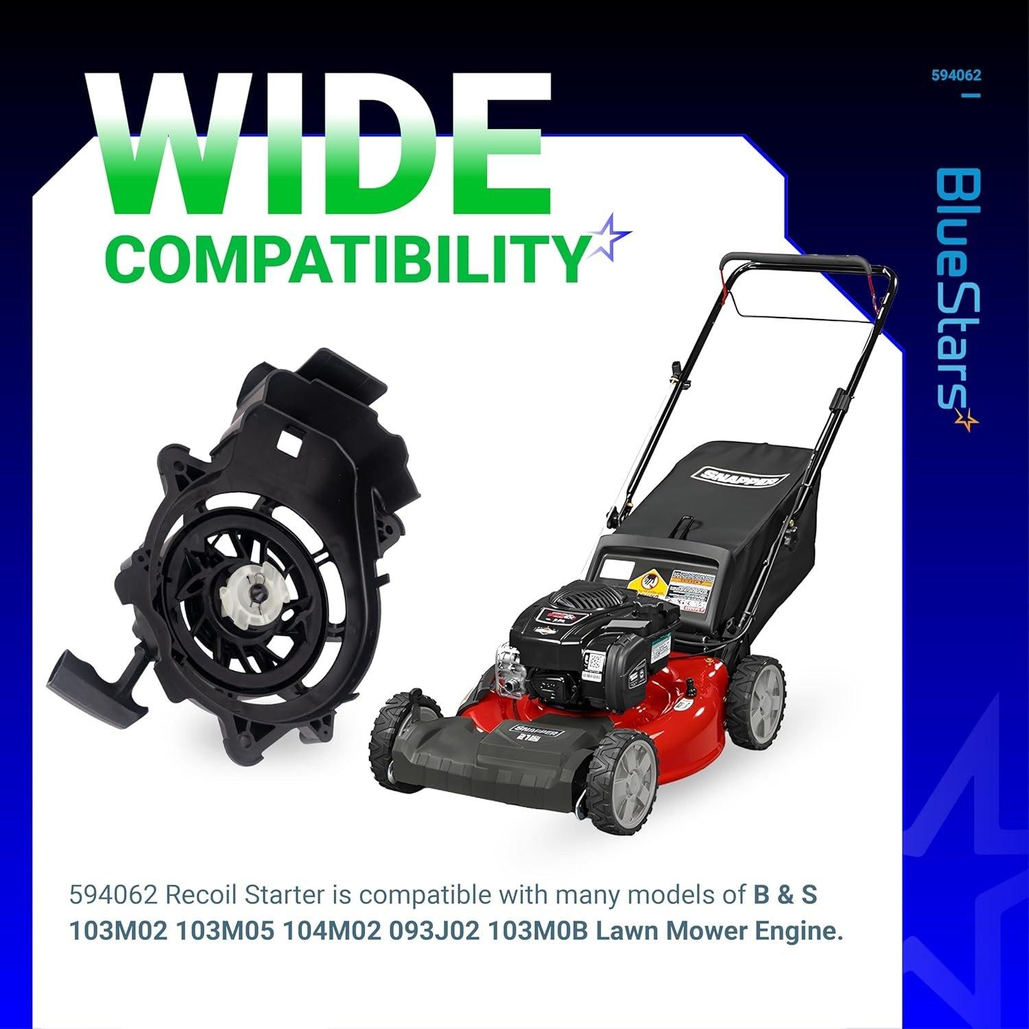 594062 Rewind Starter Rewind Recoil Starter Pull Start image 2