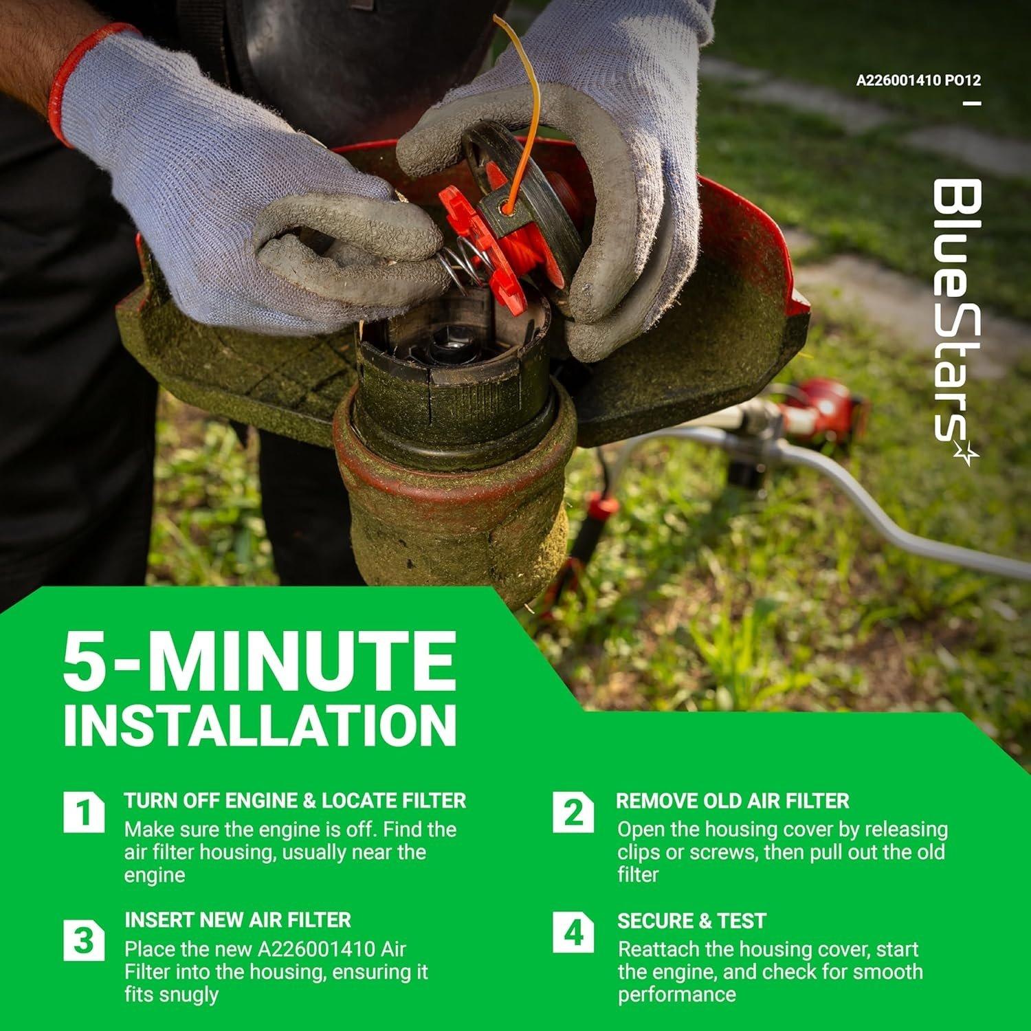 [Lifetime Warranty] A226001410 130310-54130 Air Filter - Pack of 12 image 8