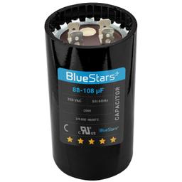 [Lifetime Warranty] 88-108 uF MFD 330 VAC 50/60 Hz CD60 Round Motor Start Capacitor - Fits Pool Pump, Well Pump thumbnail 0