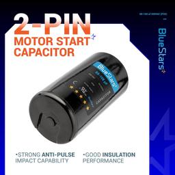 [Lifetime Warranty] 88-108 uF MFD 330 VAC 50/60 Hz CD60 Round Motor Start Capacitor - Fits Pool Pump, Well Pump thumbnail 9