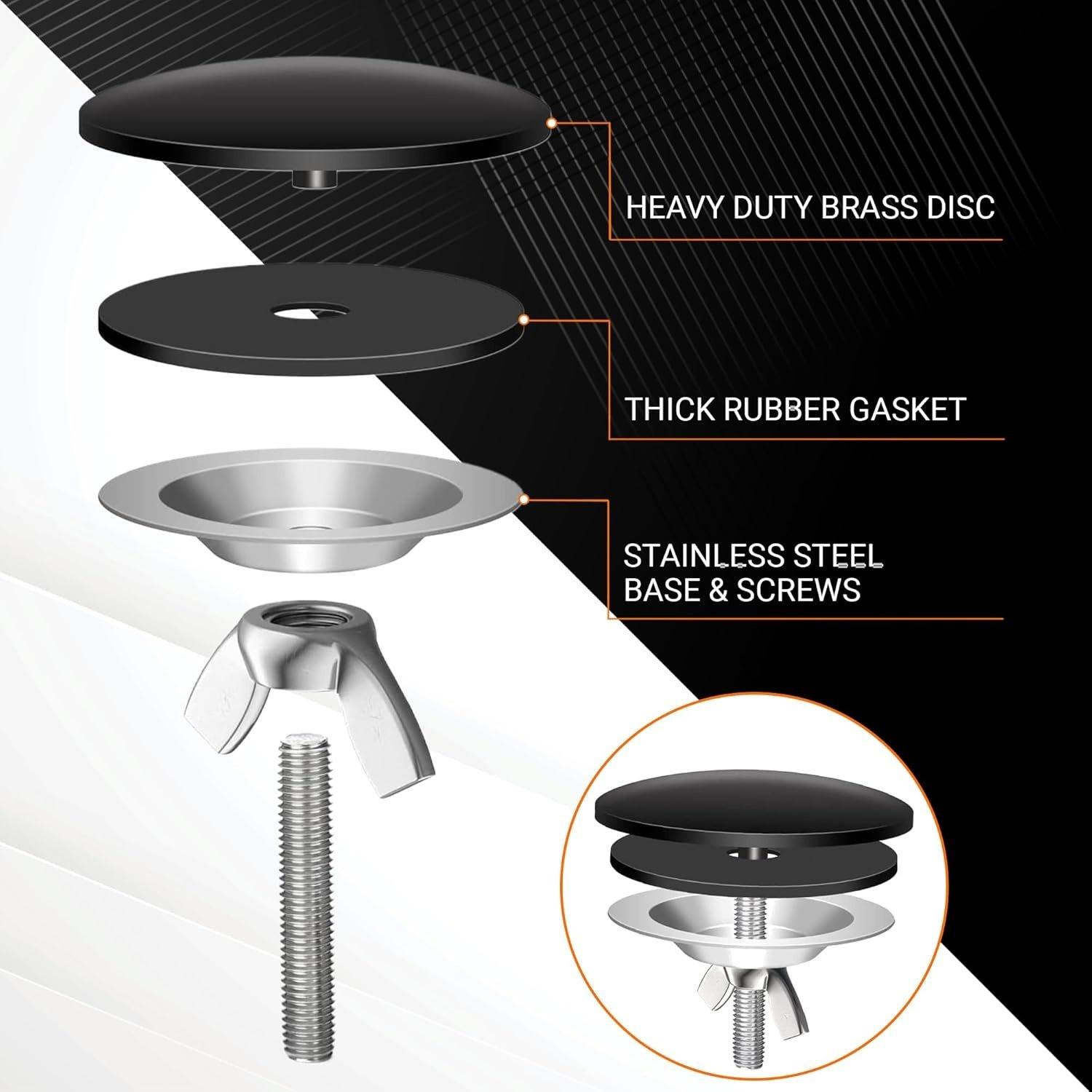 [Lifetime Warranty] 2 Inch Kitchen Sinkhole Cover - Fits 0.4-1.6 Inch Holes image 5