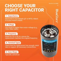 [Lifetime Warranty] 189-227 uF MFD 125 VAC 50/60 Hz CBB60 Universal AC Round Start Capacitor - Fits Pool Pump, Well Pump thumbnail 5
