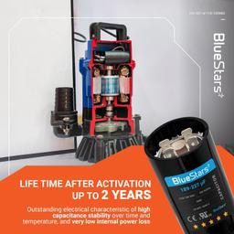 [Lifetime Warranty] 189-227 uF MFD 125 VAC 50/60 Hz CBB60 Universal AC Round Start Capacitor - Fits Pool Pump, Well Pump thumbnail 8