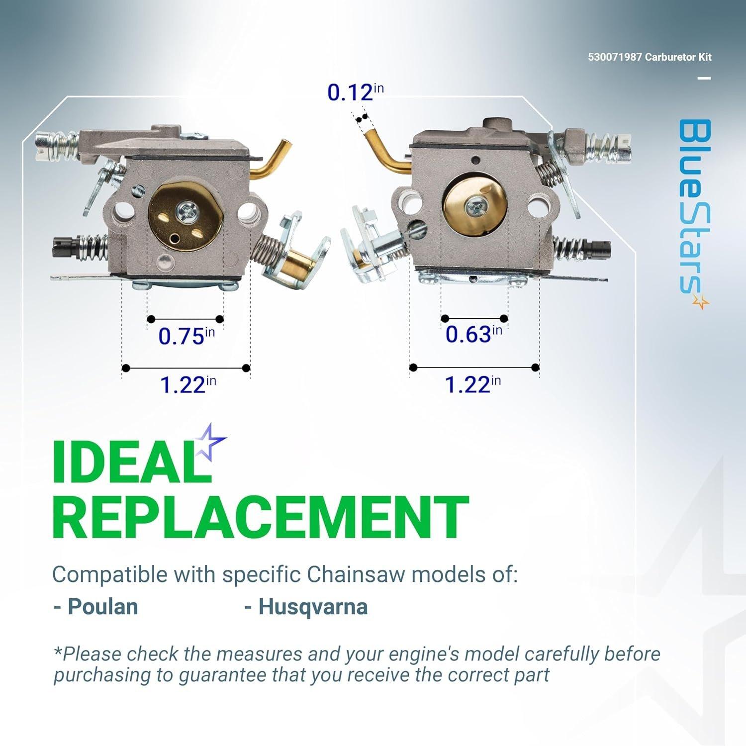 [Lifetime Warranty] Carburetor PP4620AVX 530071987 image 3