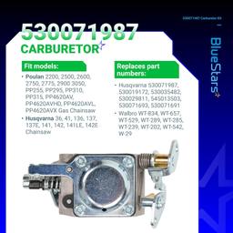 [Lifetime Warranty] Carburetor PP4620AVX 530071987 thumbnail 4