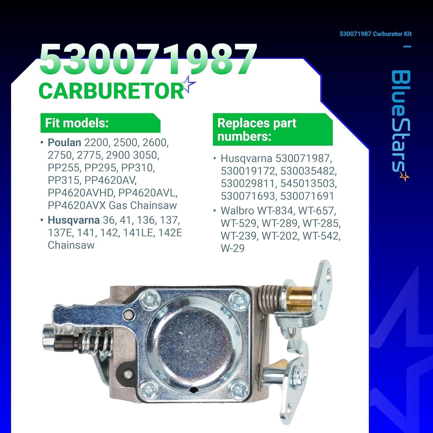 [Lifetime Warranty] Carburetor PP4620AVX 530071987 image 4